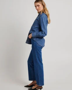 Teodora Western Denim Shirt
