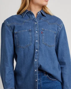 Teodora Western Denim Shirt