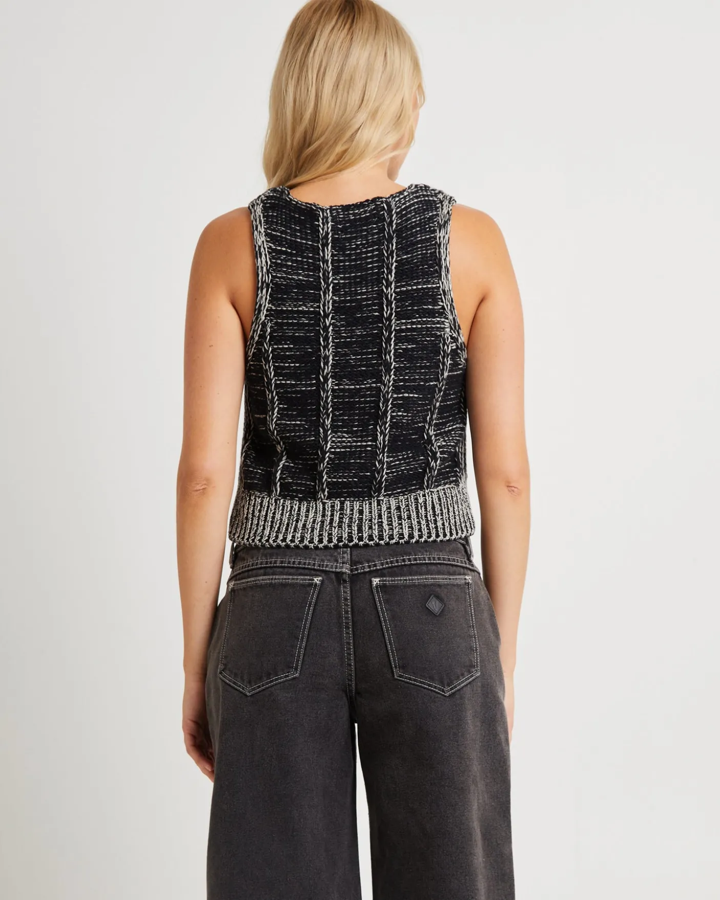 Textured Knit Tank Top