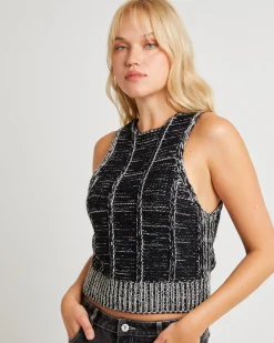Textured Knit Tank Top