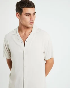 The Reckoner Short Sleeve Shirt Stone