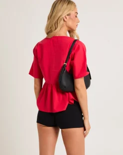 Tie Front Blouse