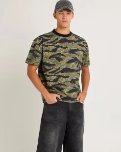 Tiger Camo Cropped T-Shirt