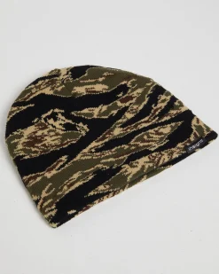 Tiger Camo Skull Beanie