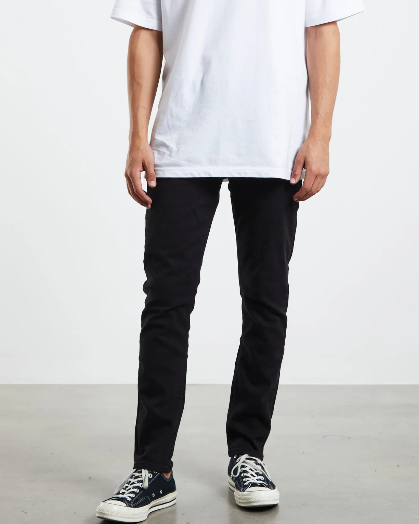 Tim Slim Denim Jeans Raven