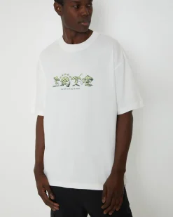 Too High Short Sleeve T-Shirt in White