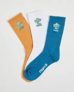 Too High Socks 3 Pack Multi