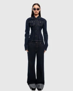 Top Model Cuffed Denim Jeans