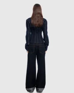 Top Model Cuffed Denim Jeans