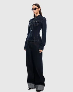 Top Model Cuffed Denim Jeans