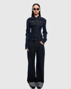 Top Model Cuffed Denim Jeans