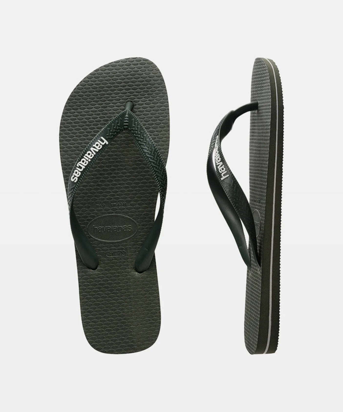 Top Rubber Logo Thongs
