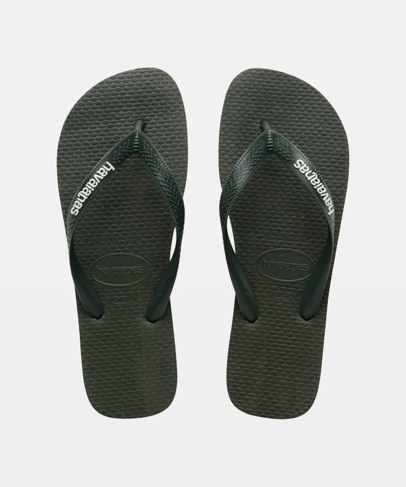 Top Rubber Logo Thongs