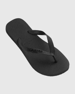 Top Thongs Black