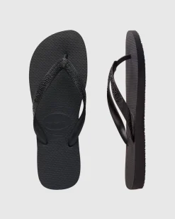 Top Thongs Black