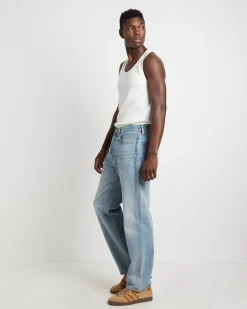 Trade Waffle Tank in Vintage White