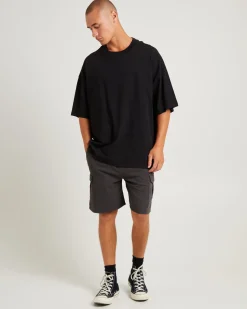 Tradie Cargo Shorts Black