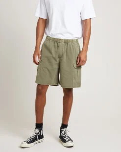 Tradie Cargo Shorts in Army
