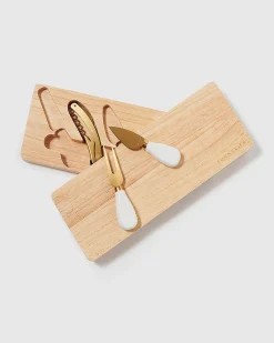 Travel Cheese Set in Natural