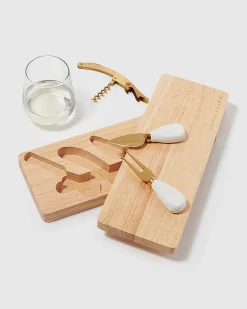 Travel Cheese Set in Natural