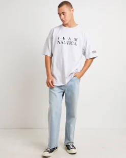 Trela Short Sleeve T-Shirt in Ice Marle Grey
