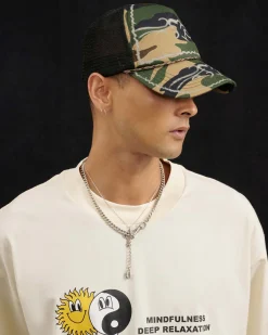 Tribal Airbrush Trucker Cap