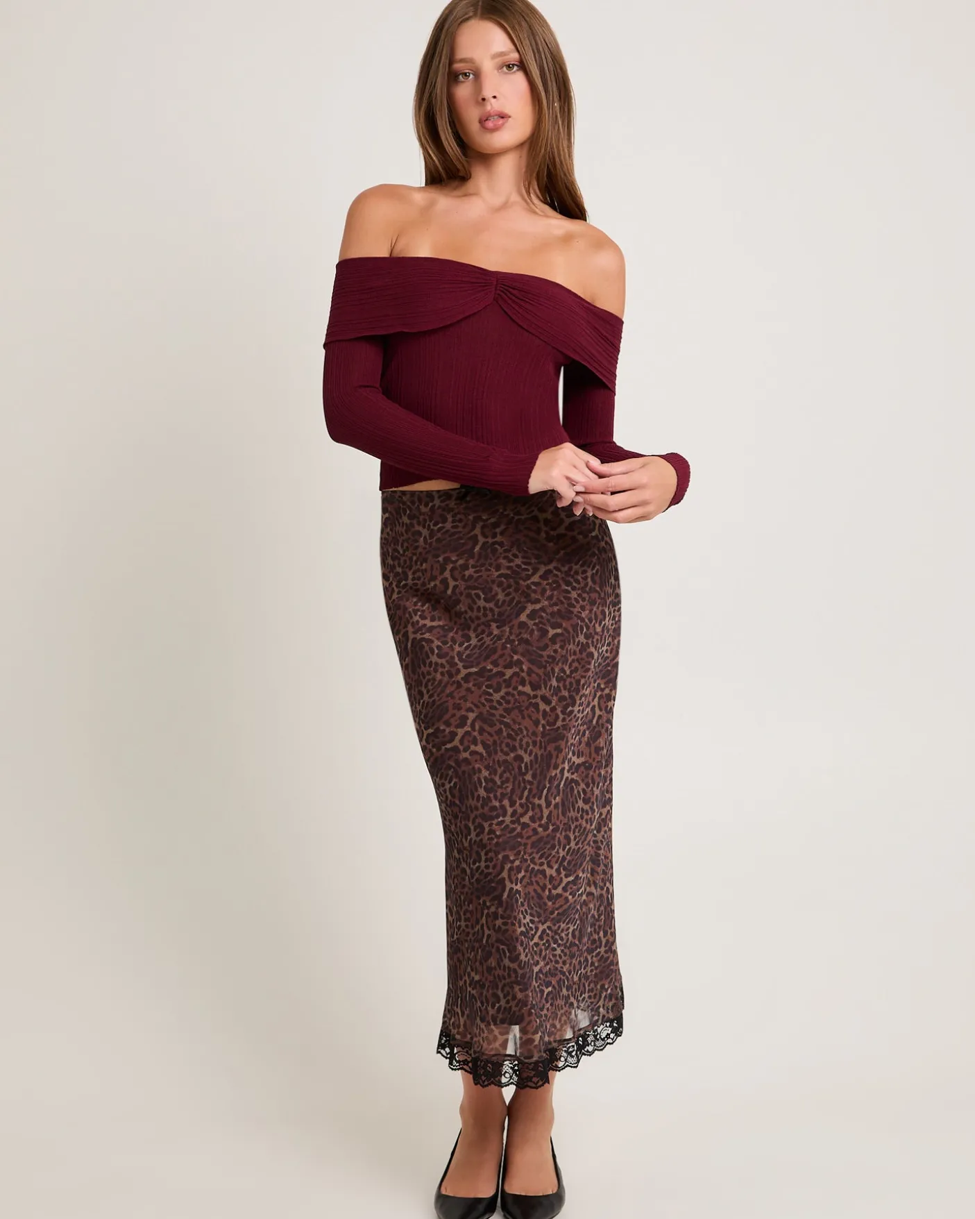 Tully Off Shoulder Knit Top