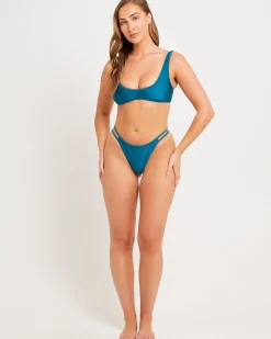 Twin Strap Cheeky Bikini Bottoms
