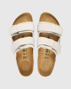 Uji Antique White Suede Leather Regular