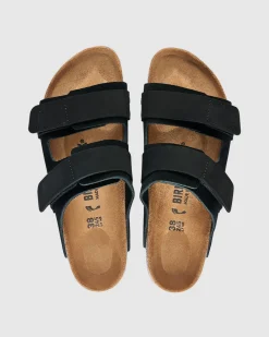 Uji Black Suede Leather