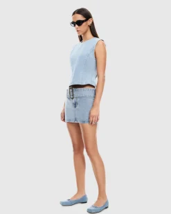 Uma Mini Denim Skirt