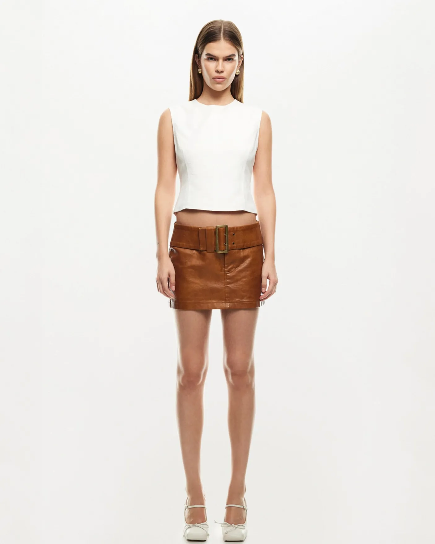 Uma Mini Denim Skirt