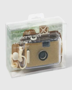 Underwater Camera Glitter Gold