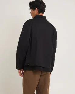 Unlined Canvas Zip Jacket