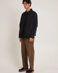 Unlined Canvas Zip Jacket
