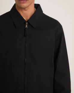 Unlined Canvas Zip Jacket