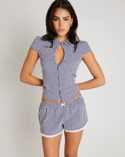 Valeria Keyhole Shirt