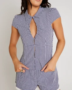 Valeria Keyhole Shirt