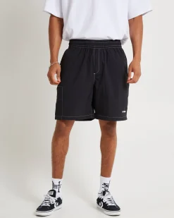 Valley Recycled Zip Off Spray Pants Black