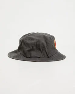 VB Cotton Twill Bucket Hat in Charcoal