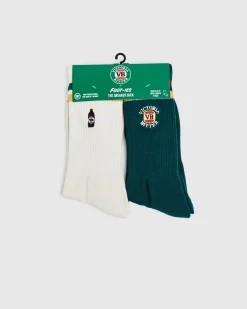 VB Retro Sneaker Socks 2 Pack Assorted