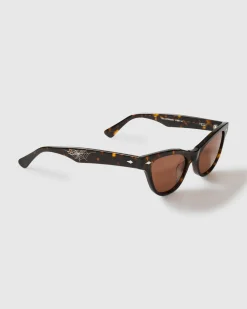Veil Sunglasses Dark Tortoise Polished/Bronze