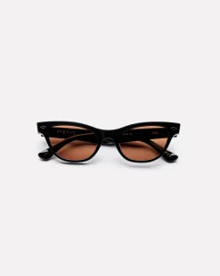 Veil Sunglasses in Black/Bronze