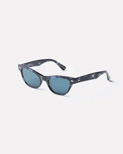 Veil Sunglasses in Blue Tortoise/Blue