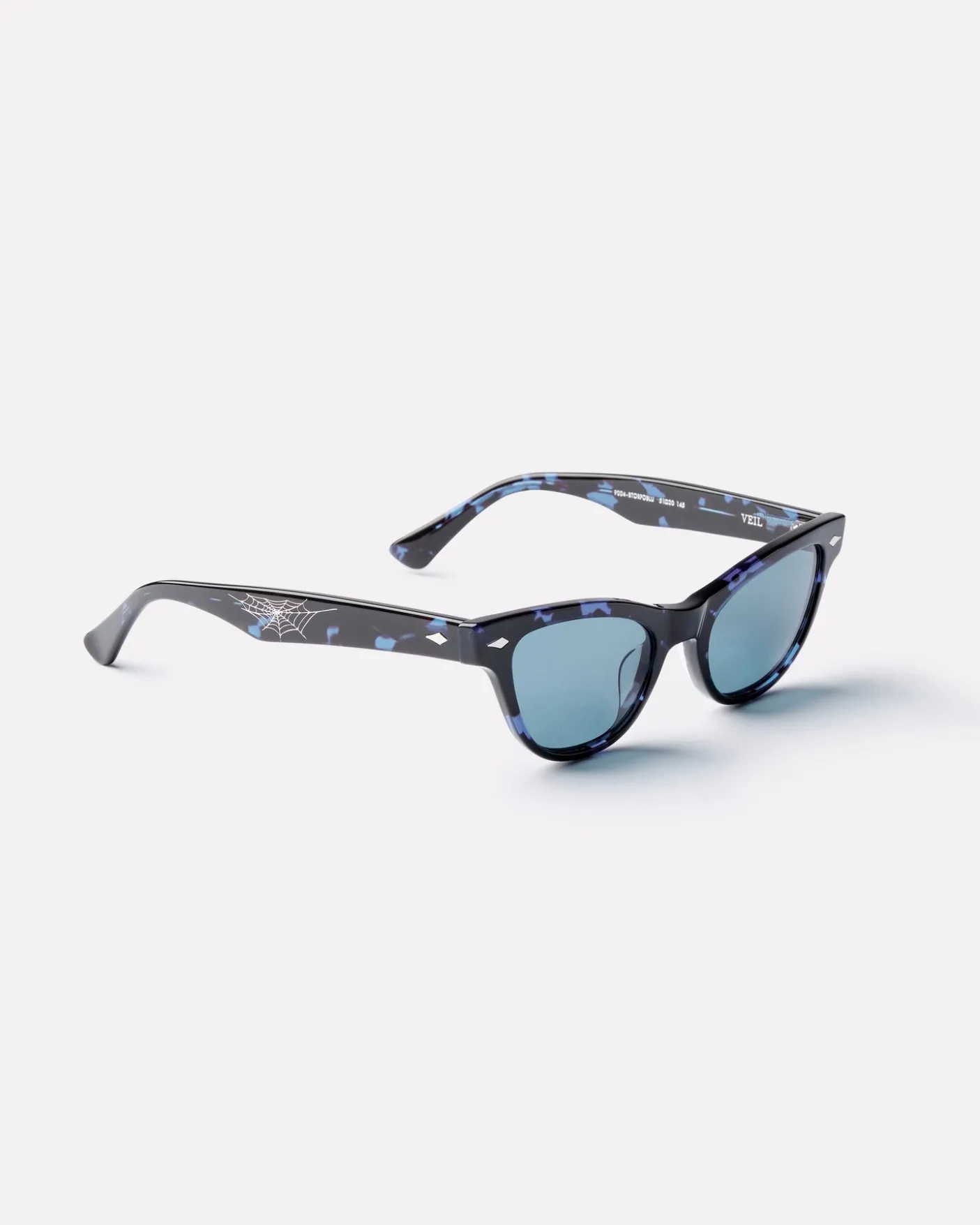 Veil Sunglasses in Blue Tortoise/Blue