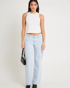 Vera Eyelet Tank Top