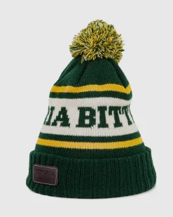 Victoria Bitter Leather Patch Leroy Beanie