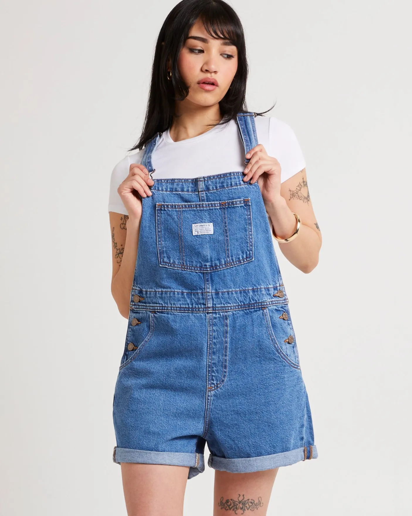 Vintage Denim Shortall