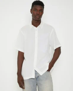 Vivian Lily Short Sleeve Shirt in White