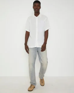 Vivian Lily Short Sleeve Shirt in White